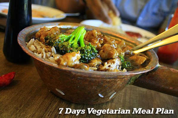 7 Days Vegetarian Meal Plan