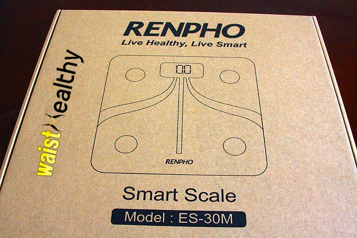 Renpho body-fat scale package