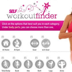 Self Workout Finder