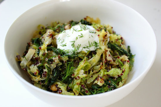 Toasted Quinoa Savoy Cabbage